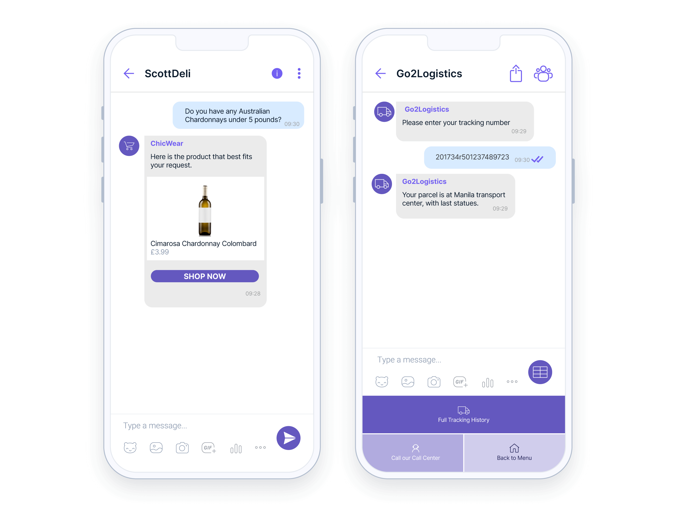 Viber customer support example