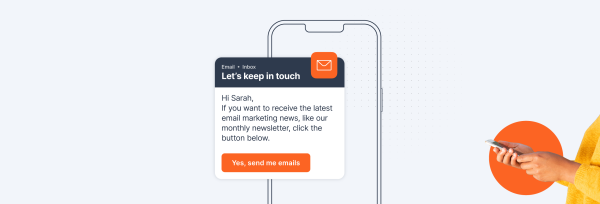 Header image showing an email exchange that is acceptable under GDPR legislation