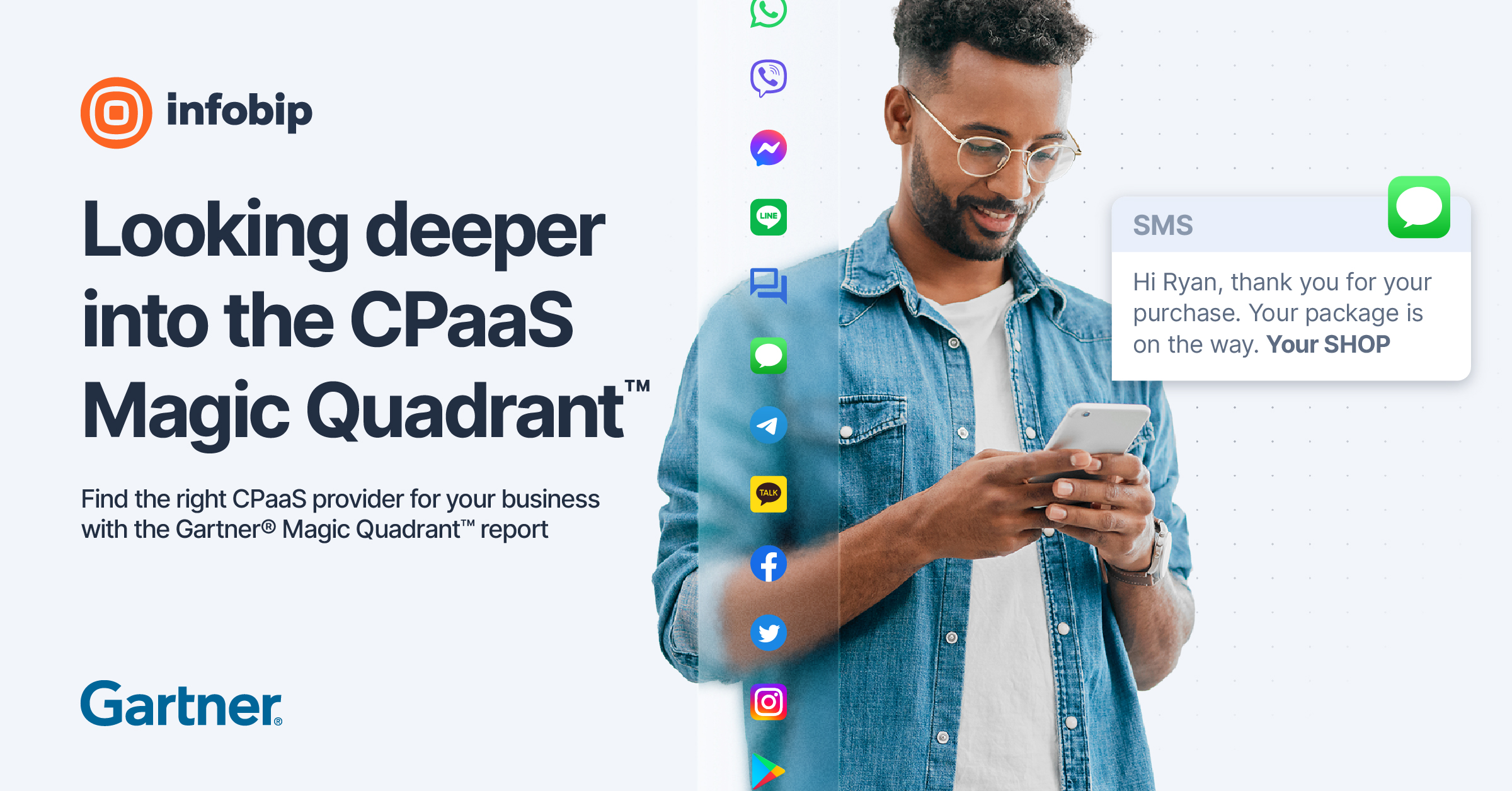 Finding the right CPaaS vendor using the Gartner® Magic Quadrant