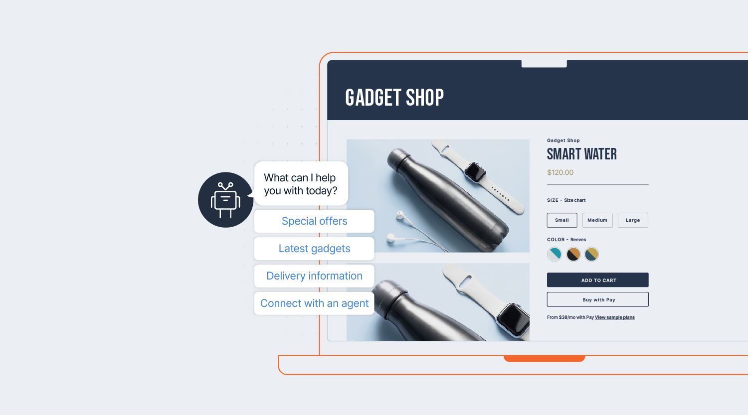Best practice for building a web chatbot.