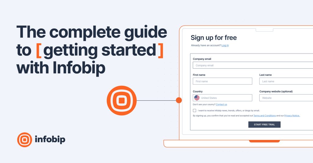 Get started guide: Signup flow – Infobip