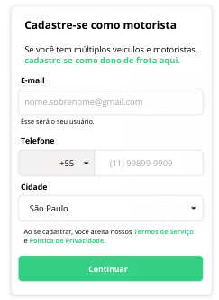 Phone showing WhatsApp chatbot / driver exchange