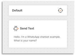 An example of the Send Text dialog from the Answers interface.
