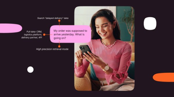 A message about delivery status and