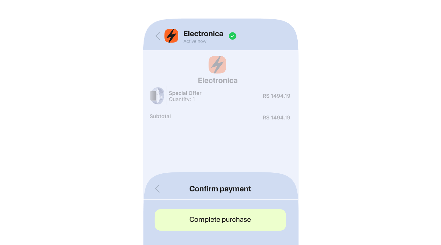 Retail customer engagement stage: conversion