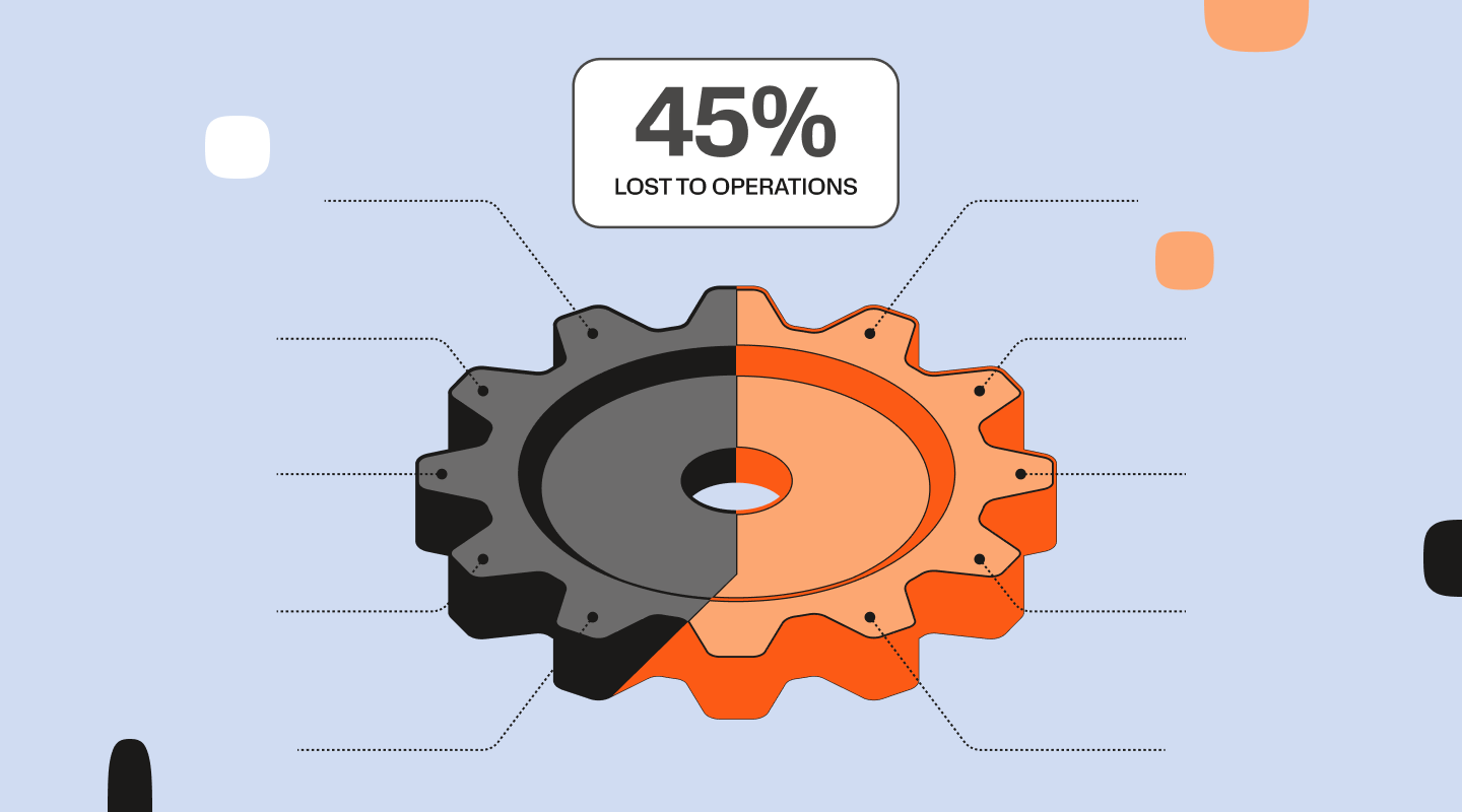 Thumbnail image with title “Why platforms outgrow their CPaaS partner?” Includes: Gear diagram labeled “45% lost to operations.” Key insight box stating: “40–50% of integration engineering time absorbed by operational infrastructure – not product features.” Bar showing Operational 45% and Product 55%.
