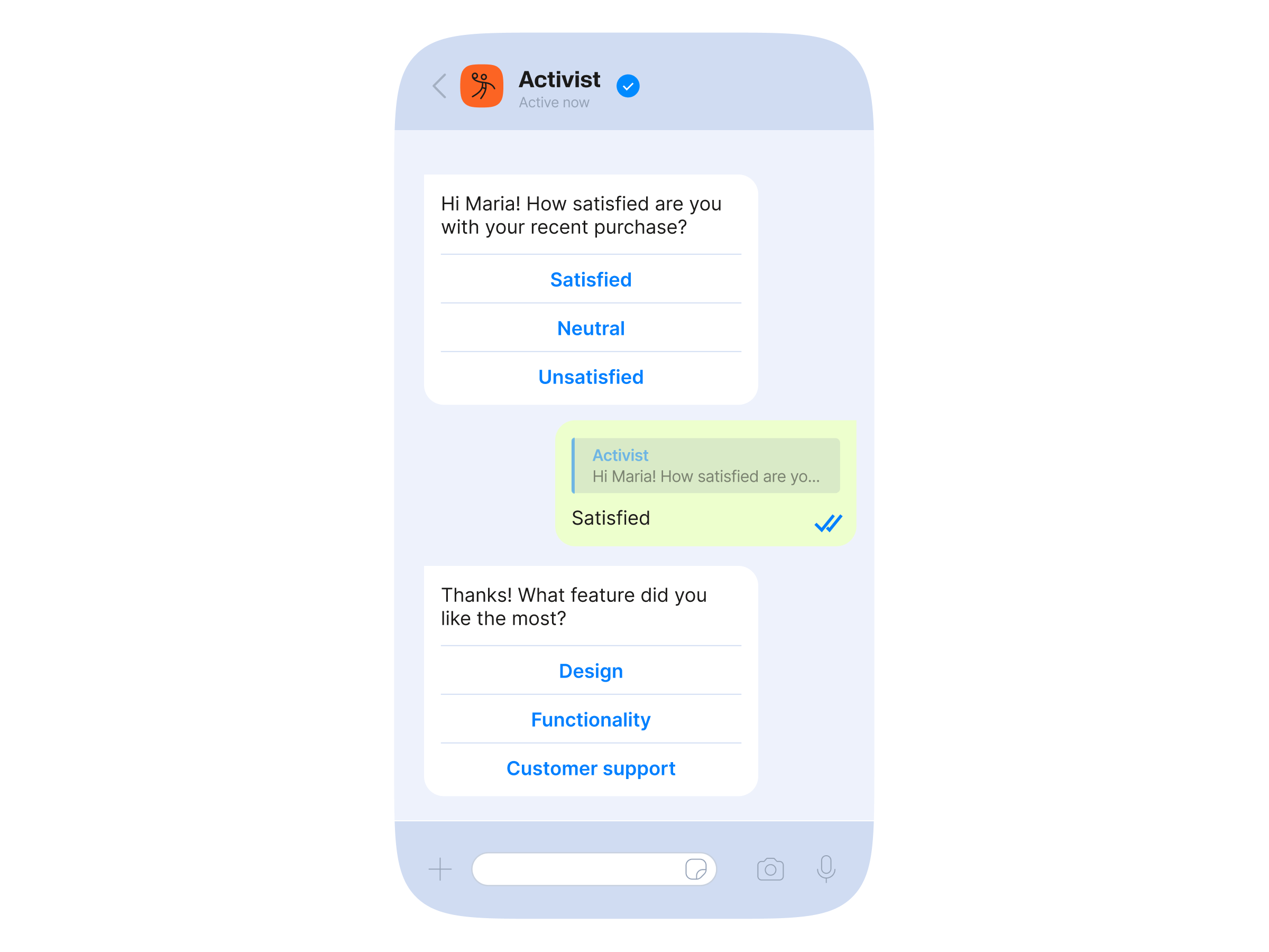 Social card visual for a blog titled “The complete guide to SMS keywords” with a phone illustration showing a sample SMS message: “Text PIZZA to 12345.” Includes Infobip logo and tagline “With real examples & tips.”