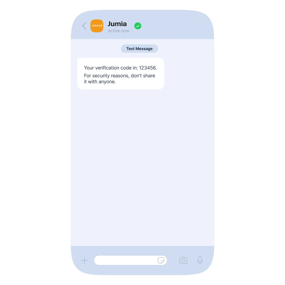 Ejemplo de autenticación con código OTP en mensajería