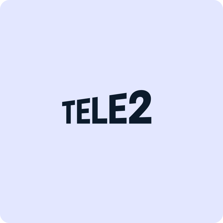 Tele2 logo, European telecom partner